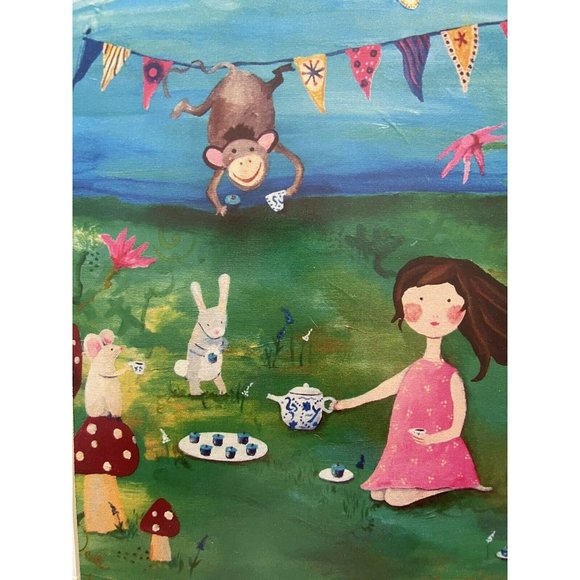 Tea Party by Li Clay White Framed Matted Art Print - Picture 3 of 5